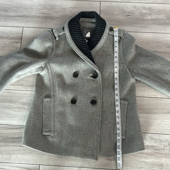 J Crew Stadium cloth by Nello Gori size 6 wool blend jacket gray - Picture 11 of 13